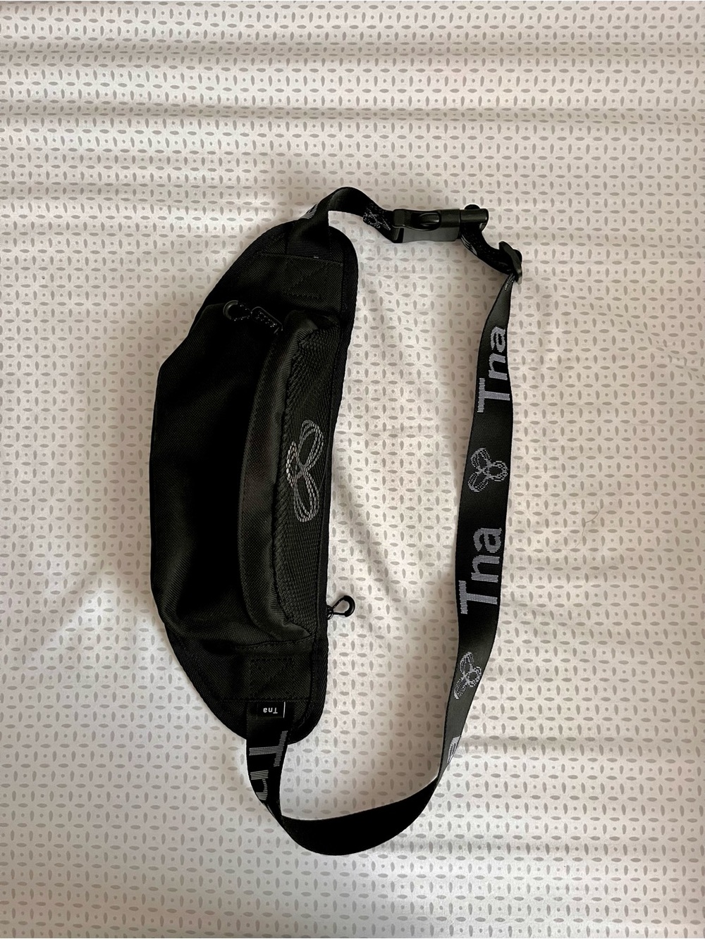 TNA Black Logo Strap Belt Bag